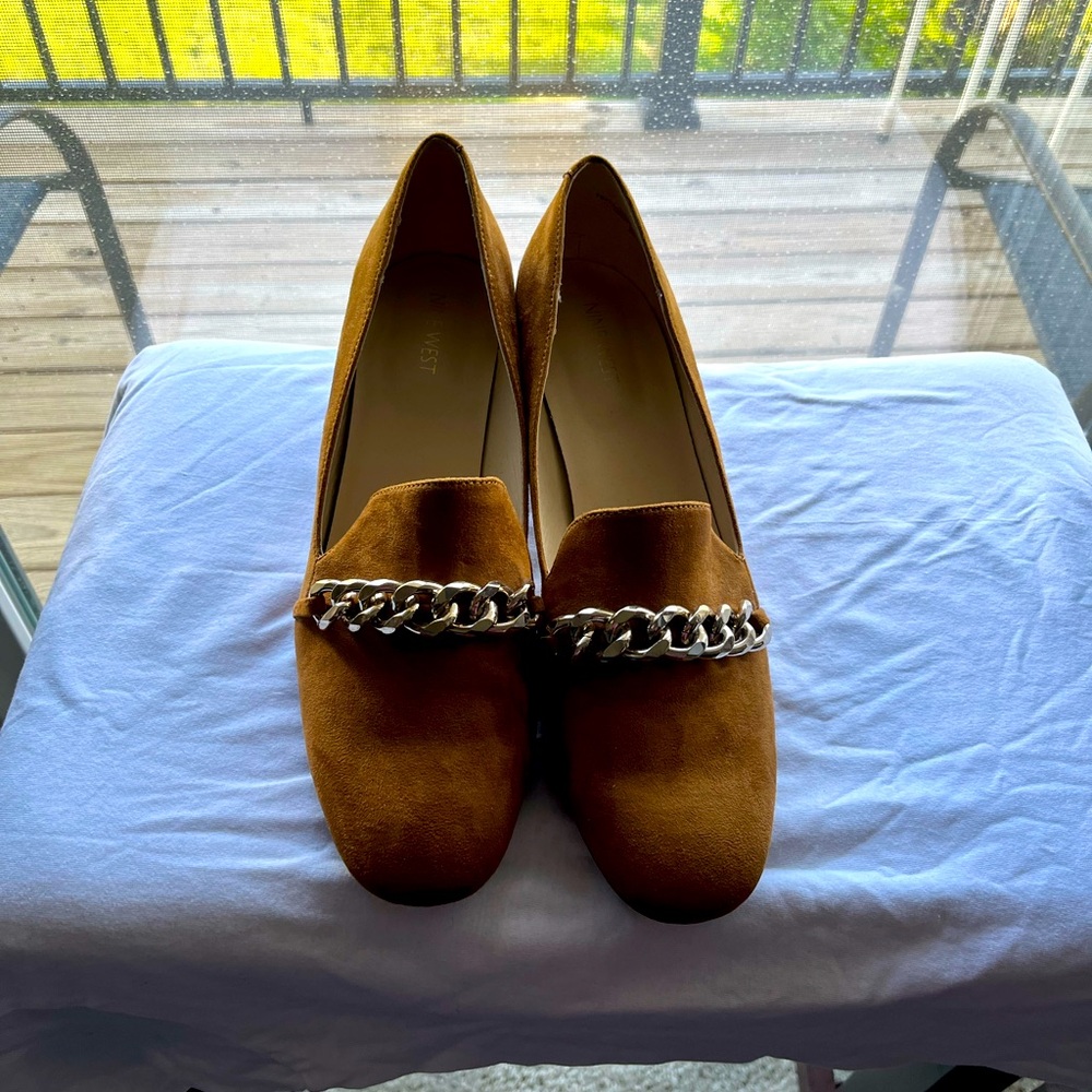 Ladies Nine West chunky heel shoes